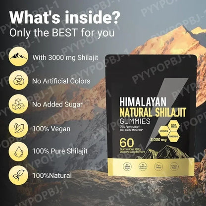 Himalayan Shilajit Peak Performance Gummies